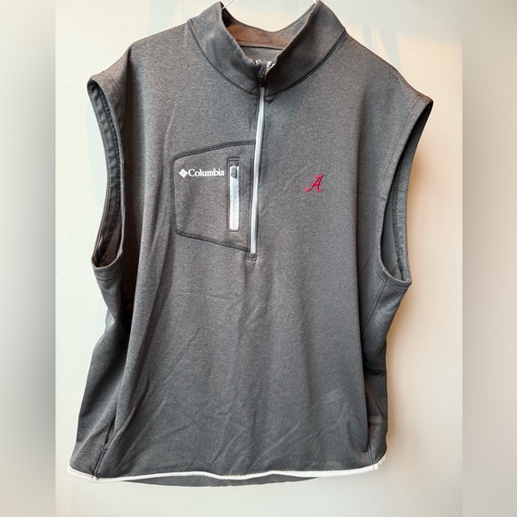 Columbia Golf Gray Alabama Sleeveless Pullover - Picture 2 of 7